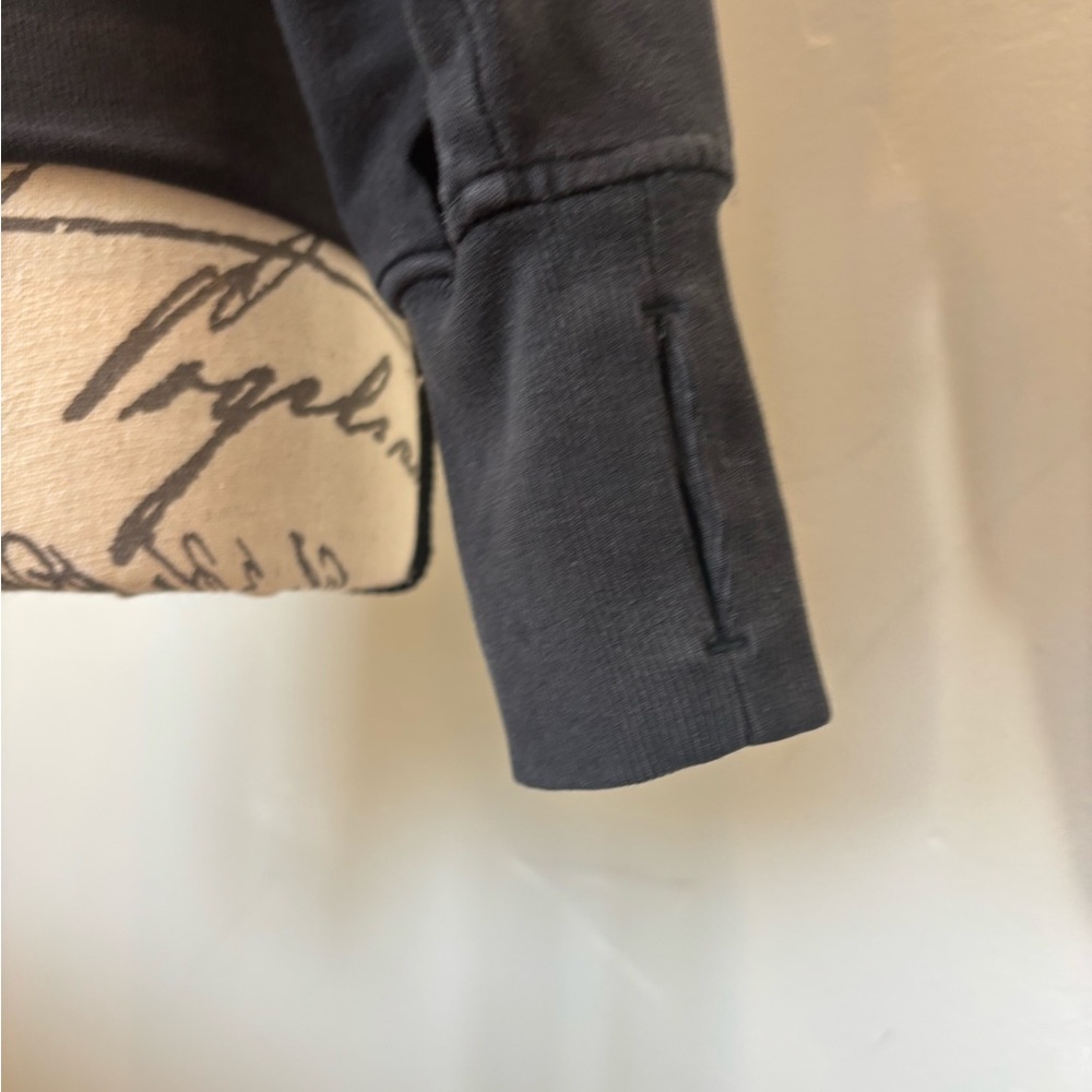 Athleta Black Crop Blousy Sweatshirt - Picture 3 of 4